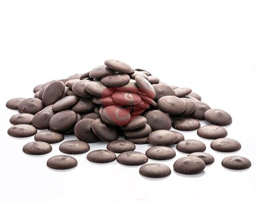 Dark chocolate buttons